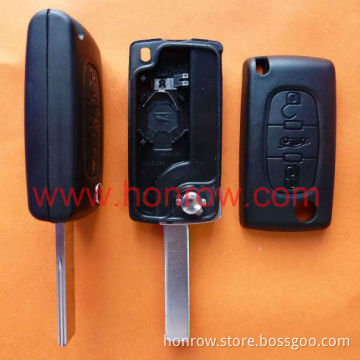 Citroen HU83 Blade - Trunk - With battery place key shell